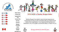 Desktop Screenshot of maribaydesigns.com